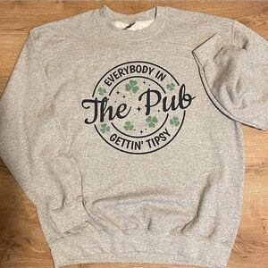 Gray 'The Pub' Men's Sweater